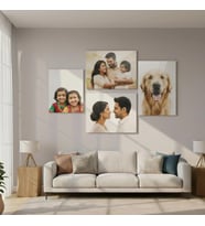 Premium Kişiye Özel 4 Adet Metal Poster Tablo Full Hd Kalite Baskı 15x20cm