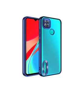 Xiaomi Redmi 9C Uyumlu Kılıf Kamera Korumalı Logo Gösteren Zore Omega Kapak