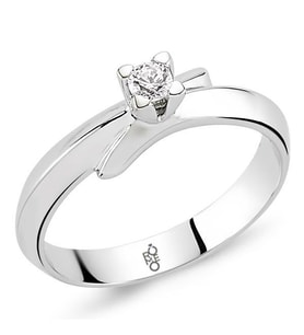 Romeo Pırlanta 0.15 Ct Tektaş Yüzük RM-10040 (Çok Renkli)