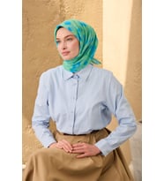 Soft Eşarp 73098 (Açık Yeşil-Mavi)