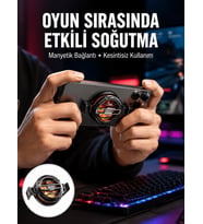 Tüm Telefonlarla Uyumlu Kompakt Soğutucu Yüksek Performanslı Hızlı Soğutma Yeni Nesil