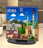 Sivas Tasarımlı Masa Saati