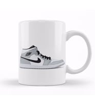 Air Jordan 1 Mid Smoke Grey Kupa Bardak Porselen