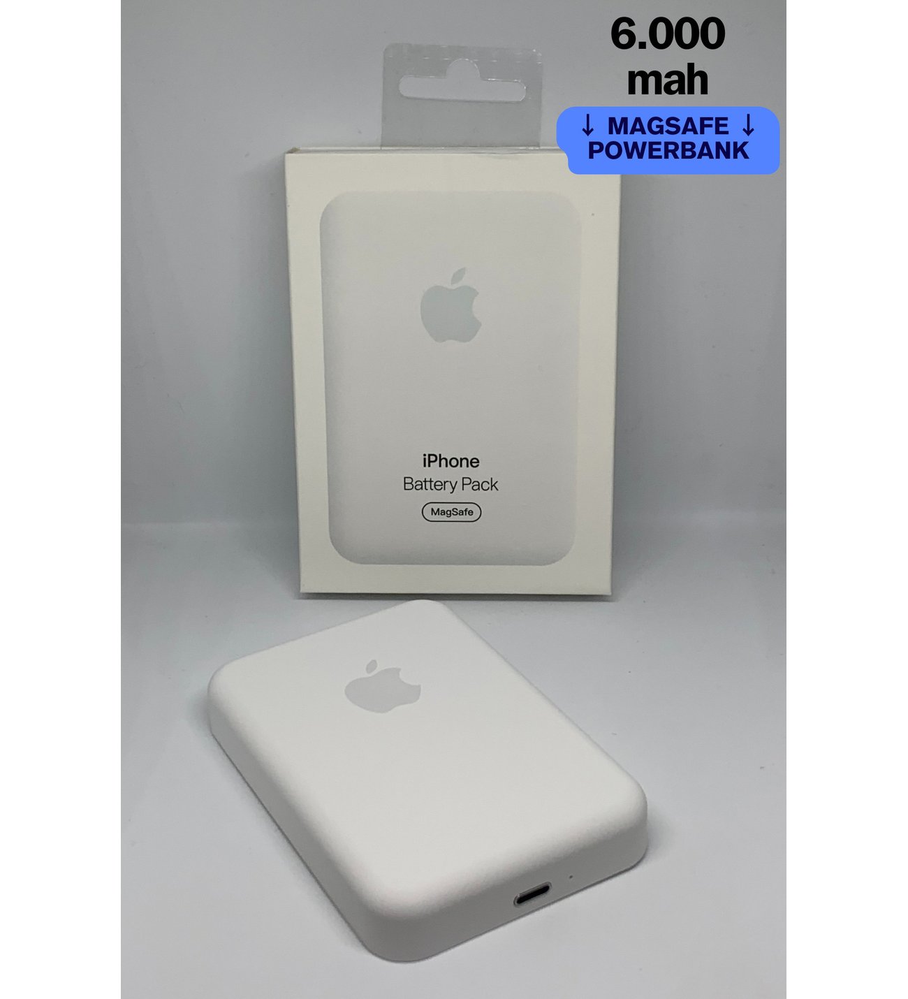 Iphone 6000 Mah Magsafe Battery Pack Powerbank Kablosuz Şarj Ios 8