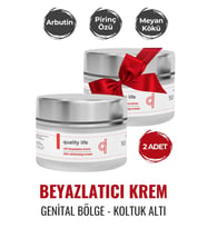 2 Adet Genital Bölge Beyazlatıcı - Koltuk Altı Beyazlatıcı - Cilt Beyazlatıcı Krem Kararma Karşıtı