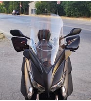 MOTOCAM Yamaha Xmax Ön Cam 2014-2017 Model 58cm Şeffaf Renkli 4mm