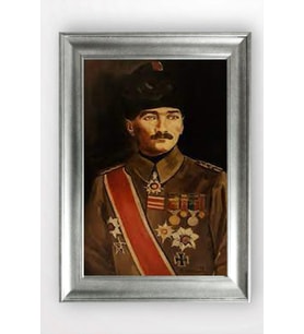 Gümüş Çerçeveli Atatürk Tablo a697