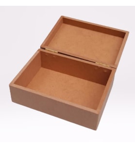 Hobi ERDL 90046 Dekoratif Öğrenci Kutusu Ahşap MDF cnc kesim El Yapım (Ham)