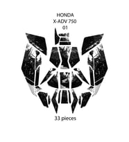 Grippatch - Honda X-ADV (2025) ile Uyumlu Renkli 33 Parça Tank Pad Seti GC53-1