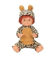 BEBELOU HAYVAN KOSTÜMLÜ BEBEK SET 40CM
