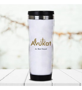 Adalet Terazisi İsme Özel Termos Bardak