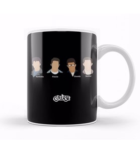 Grease T Birds Movie Silhouette Kupa Bardak Porselen