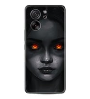 Xiaomi 13T - Xiaomi 13T Pro Kılıf Desenli Silikon Platinium Series Dark Woman 1887