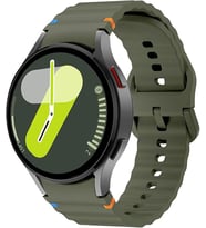 Huawei Watch GT 6/5/4 41mm -GT 5 Pro 42mm Üniversal Akıllı Saat 18mm Kordon Deko (Koyu Yeşil)