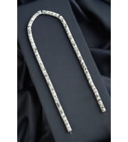 Hematit Doğal Taş Parlak Benekli Beyaz Rondela Kesim 6x5mm Dizi [AA]