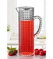 Boncuklu Şeffaf Sürahi 1,5 Lt Royaleks-82939