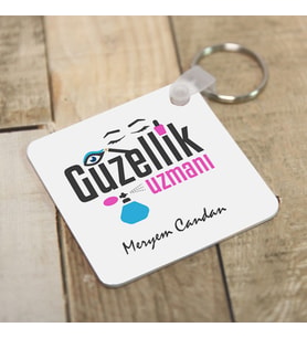 Kişiye Özel Güzellik Uzmanlarına Özel Anahtarlık