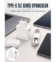 Type-c 120w Şarj Aleti Hızlı Şarj Turbo Yeni Nesil