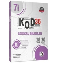 7. Sınıf Sosyal Bilgiler Kod 36 Deneme Fi Yayınları