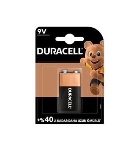 Duracell 9 Volt Pil Tekli Paket