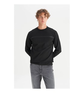 Wrangler Regular Fit Siyah Erkek Sweatshirt W2520534001