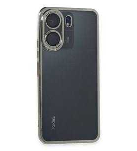 Redmi 13C Kılıf Razer Lensli Silikon - Gümüş