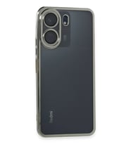 Redmi 13C Kılıf Razer Lensli Silikon - Gümüş