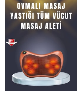 Çok Fonksiyonlu Boyun Bel Sırt Masaj Yastığı Araç İçi Uyumlu