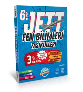 Ünlüler Karması 6. Sınıf Jett Fen Bilimleri Fasikülleri Yeni