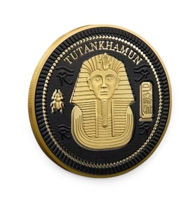 Antik Mısır Tutankhamun 2.Elisabeth Solomon Metal Hatıra Şans Parası Coin CP014