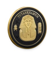 Antik Mısır Tutankhamun 2.Elisabeth Solomon Metal Hatıra Şans Parası Coin CP014
