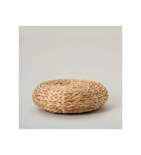 Hasır Su Sümbülü Dekoratif Puf/Minder 40 Cm Naturel