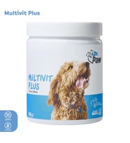 Multivit Plus: Küçük Irk Köpekler için Glütensiz ve Şekersiz Günlük Vitamin Takviyesi Çiğnenebilir Tablet (90 gr)
