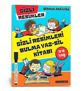 Gizli Resimleri Bulma YAZ-SİL Kitabı
