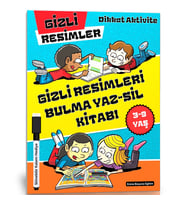 Gizli Resimleri Bulma YAZ-SİL Kitabı