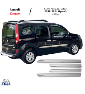 Renault Kangoo Krom Yan Kapı Çıtası 4 Kapı 2008 ve üzeri P.ÇELİK