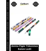 Işıklı Hediye Koleksiyonluk Ofis Okul Kırtasiye Karakter Tasarım Anime Figür Tükenmez Kalem Ledli