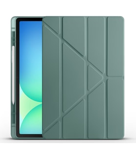 Samsung Galaxy Tab S10 FE Plus Uyumlu Kılıf Zore Tri Folding Kalem Bölmeli Standlı Kılıf