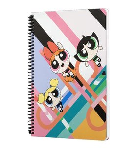 Mabbels Spiralli Defter The Powerpuff Girls Pembe 80 YP 17x24 DFT-388470