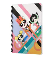 Mabbels Spiralli Defter The Powerpuff Girls Pembe 80 YP 17x24 DFT-388470
