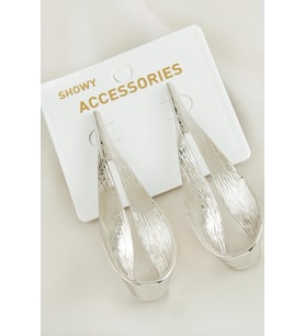 Oval Yeni Sezon Metal Küpe
