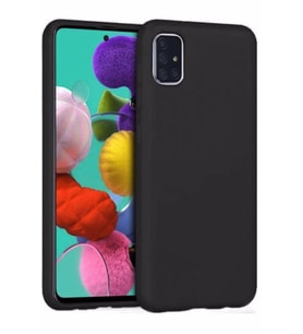 Samsung Galaxy A71 Kılıf Ultra Ince Arka Kapak Siyah