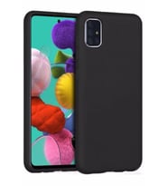 Samsung Galaxy A71 Kılıf Ultra Ince Arka Kapak Siyah