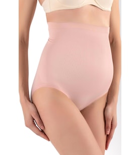 Kanz Yüksek Bel Çıtçıtlı Hamile Slip (Pembe)