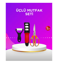 Mey İthalat® Çok Amaçlı Mutfak Makas Seti – Paslanmaz Çelik ve Ergonomik Tasarım