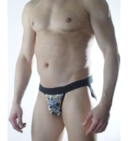 Mulvxbrf Brf02 Erkek Zar Desenli Jockstrap İç Giyim (Mulvix)