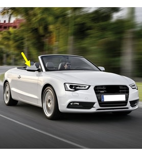 Audi A5 Cabrio 2012-2016 Sağ Dış Dikiz Ayna Kapağı 8F0857528