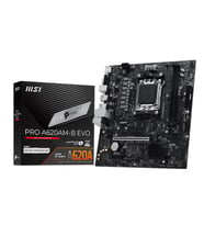 MSI MB PRO A620AM-B EVO AM5 DDR5 6800MHZ(OC) ARGB HDMI VGA M.2 USB3.2 JARGB_V2 MATX