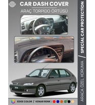 PEUGEOT 306 (1997-2002) Torpido Örtüsü Ön Göğüs Koruma Torpido Koruma Birebir Uyum Kaymaz Özel Kesim