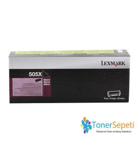 Tonersepeti Lexmark 505X-50F5X00 Orjinal Toner 10K.